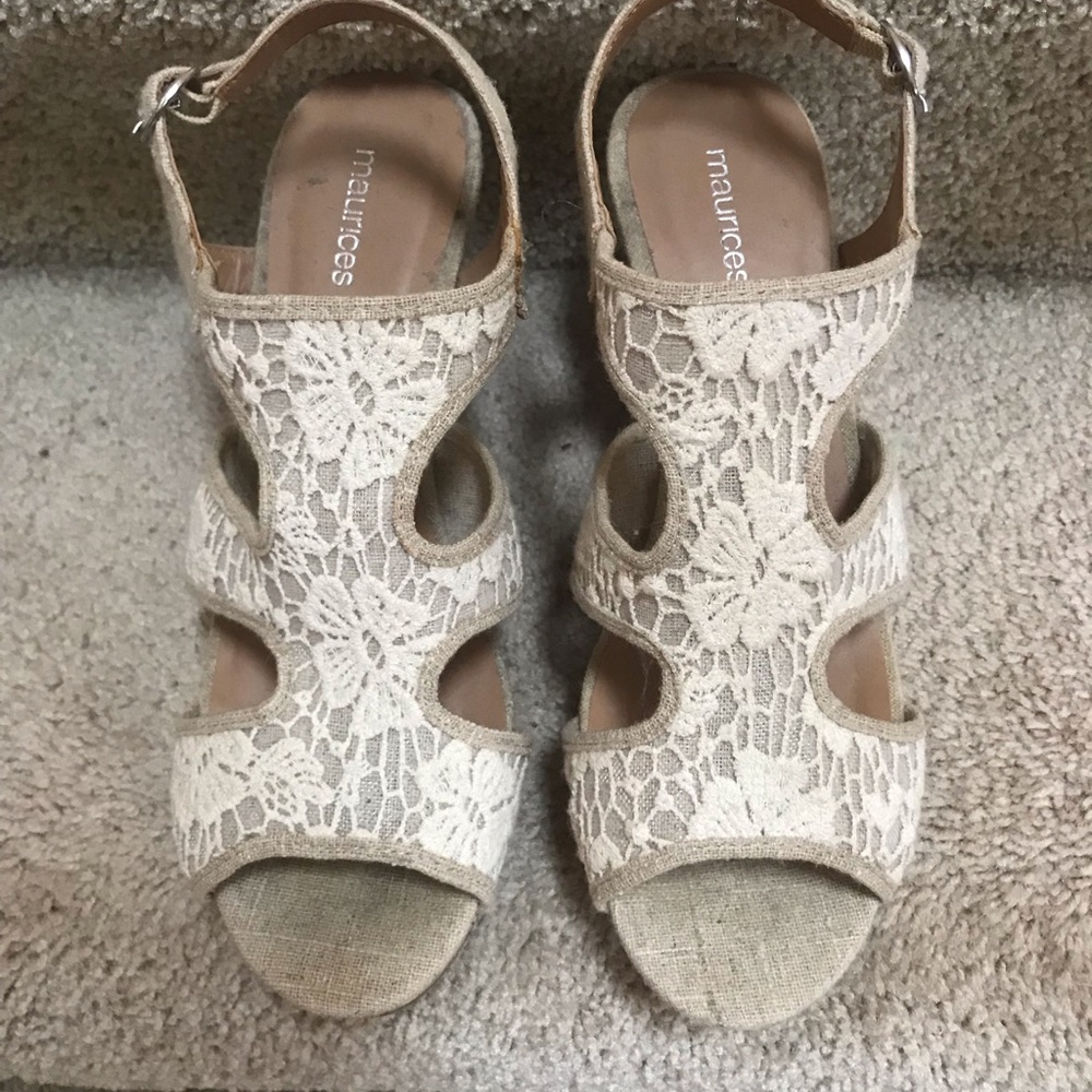 Maurice’s Cream colors Heels